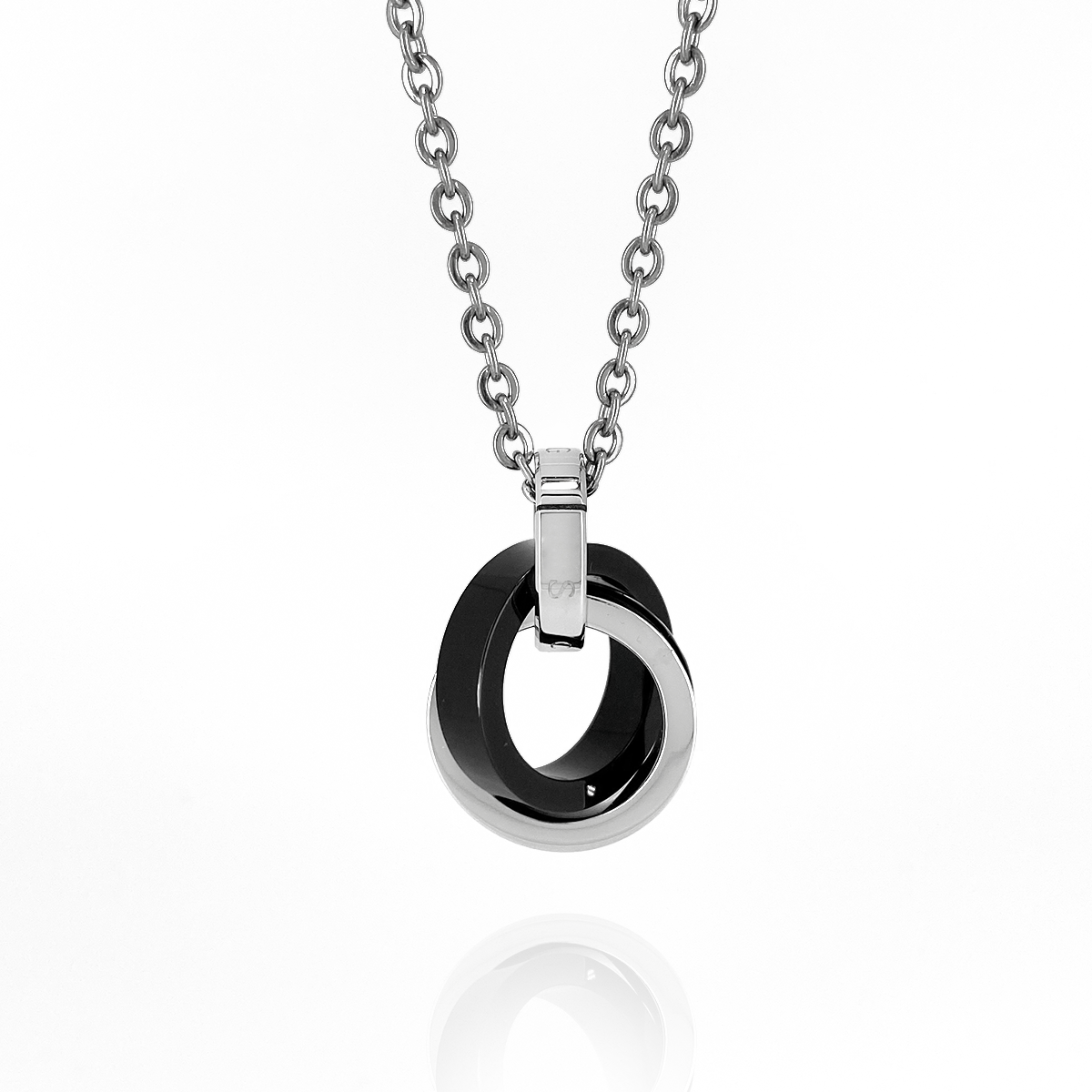 Double Ring Necklace