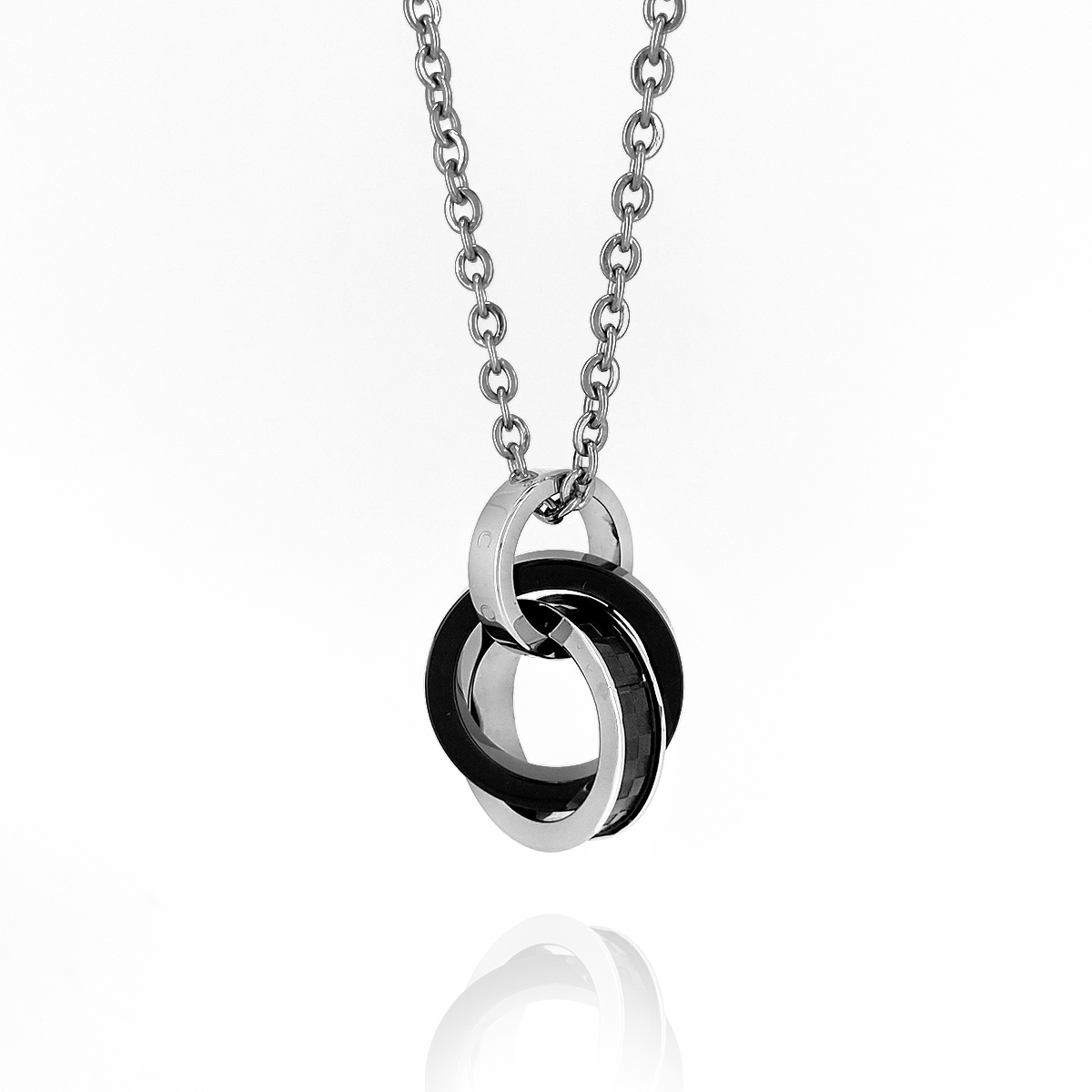 Double Ring Necklace