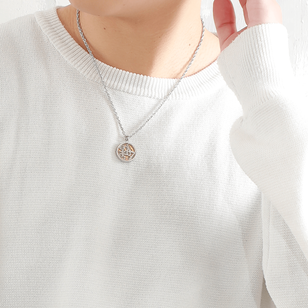 Number Coin Necklace