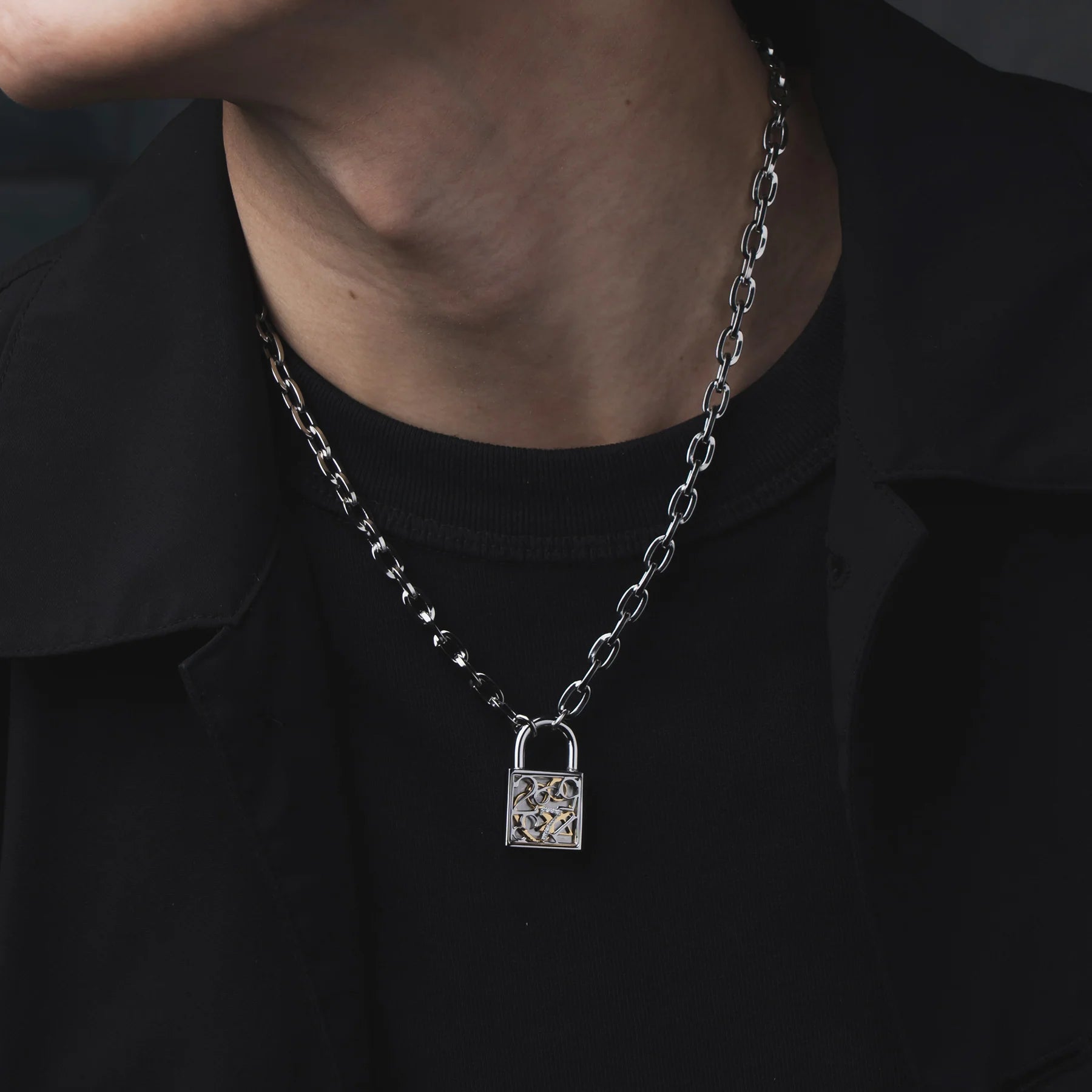 Number Padlock Necklace