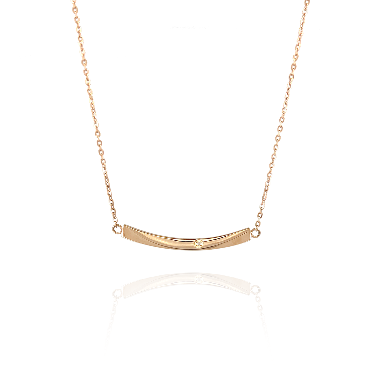 Curved Bar Necklace