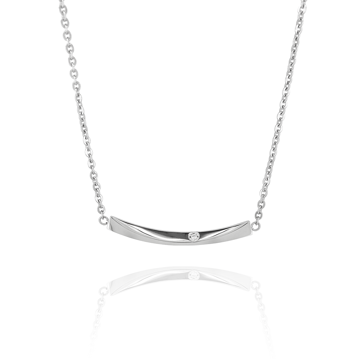 Curved Bar Necklace