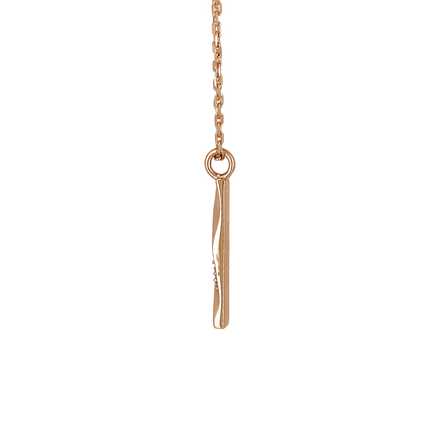 Wave Twist Bar Necklace