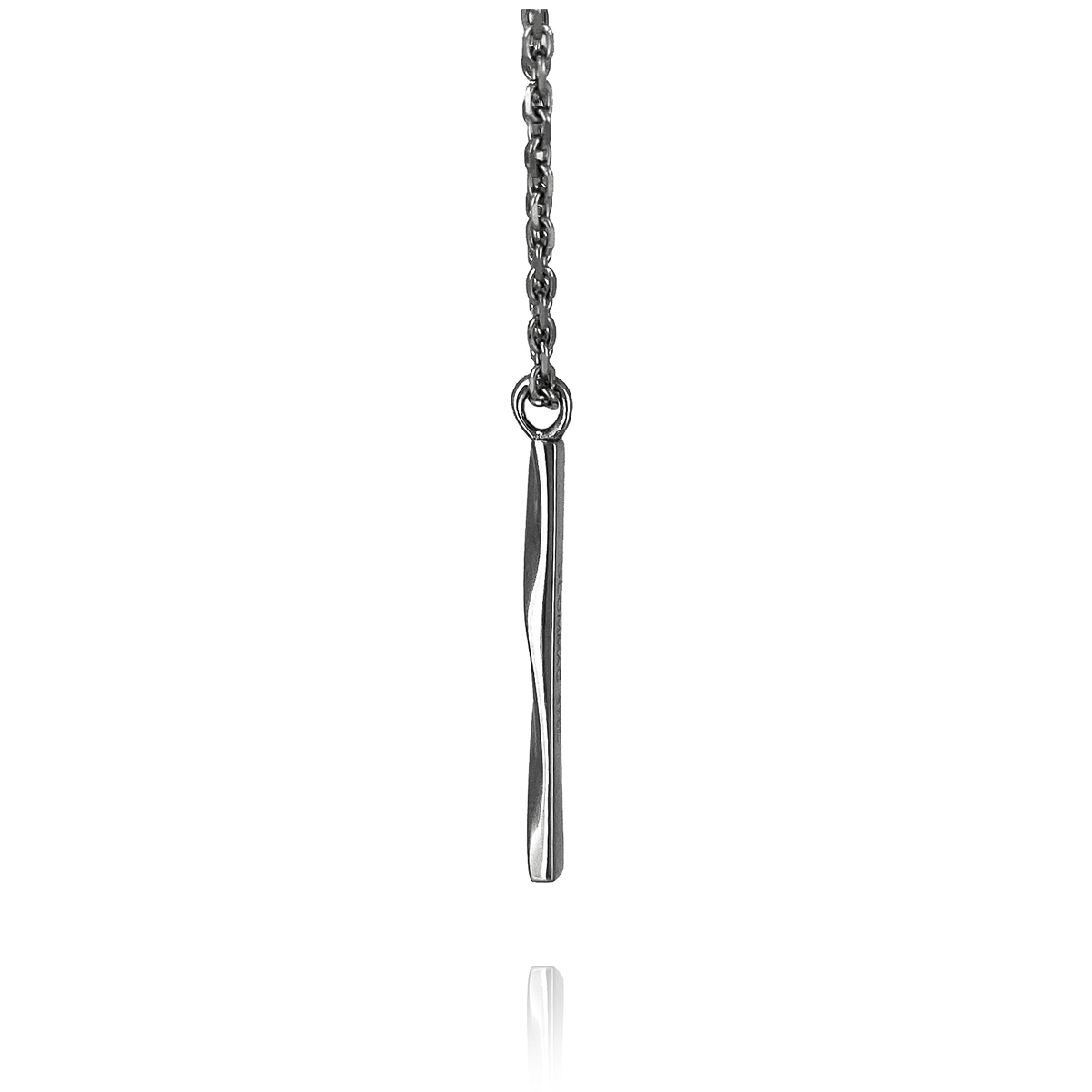 Wave Twist Bar Necklace