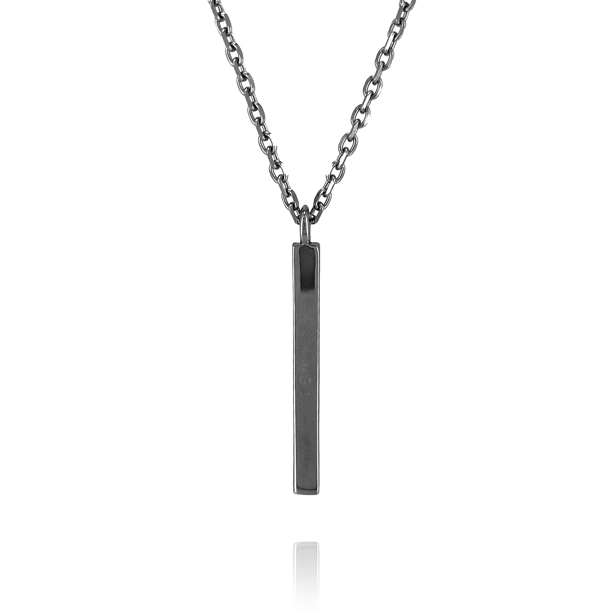 Wave Twist Bar Necklace