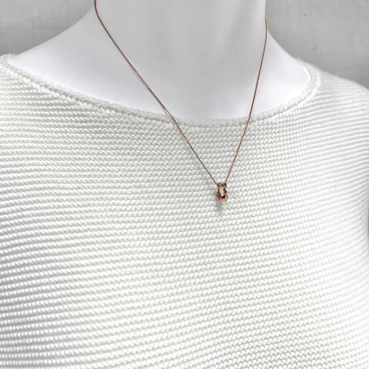 Twisted Ring Necklace