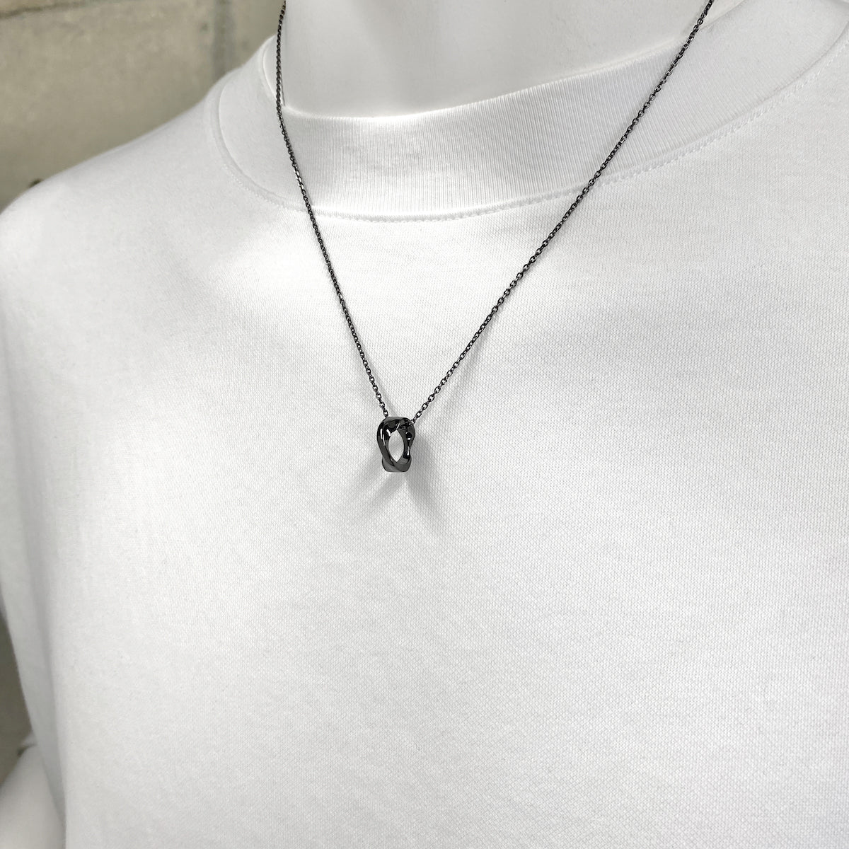 Twisted Ring Necklace