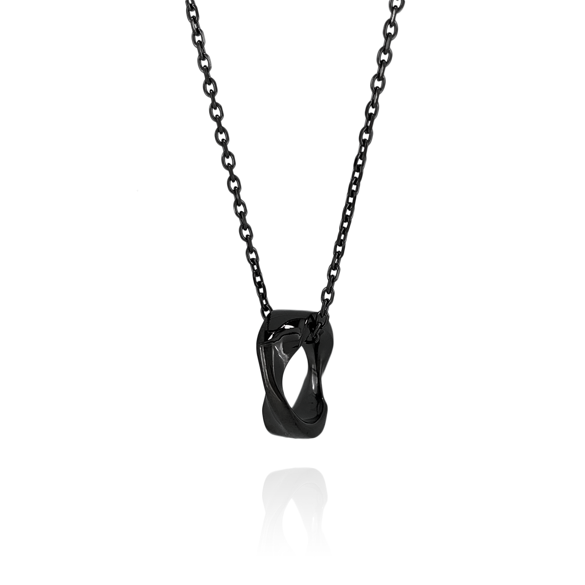Twisted Ring Necklace