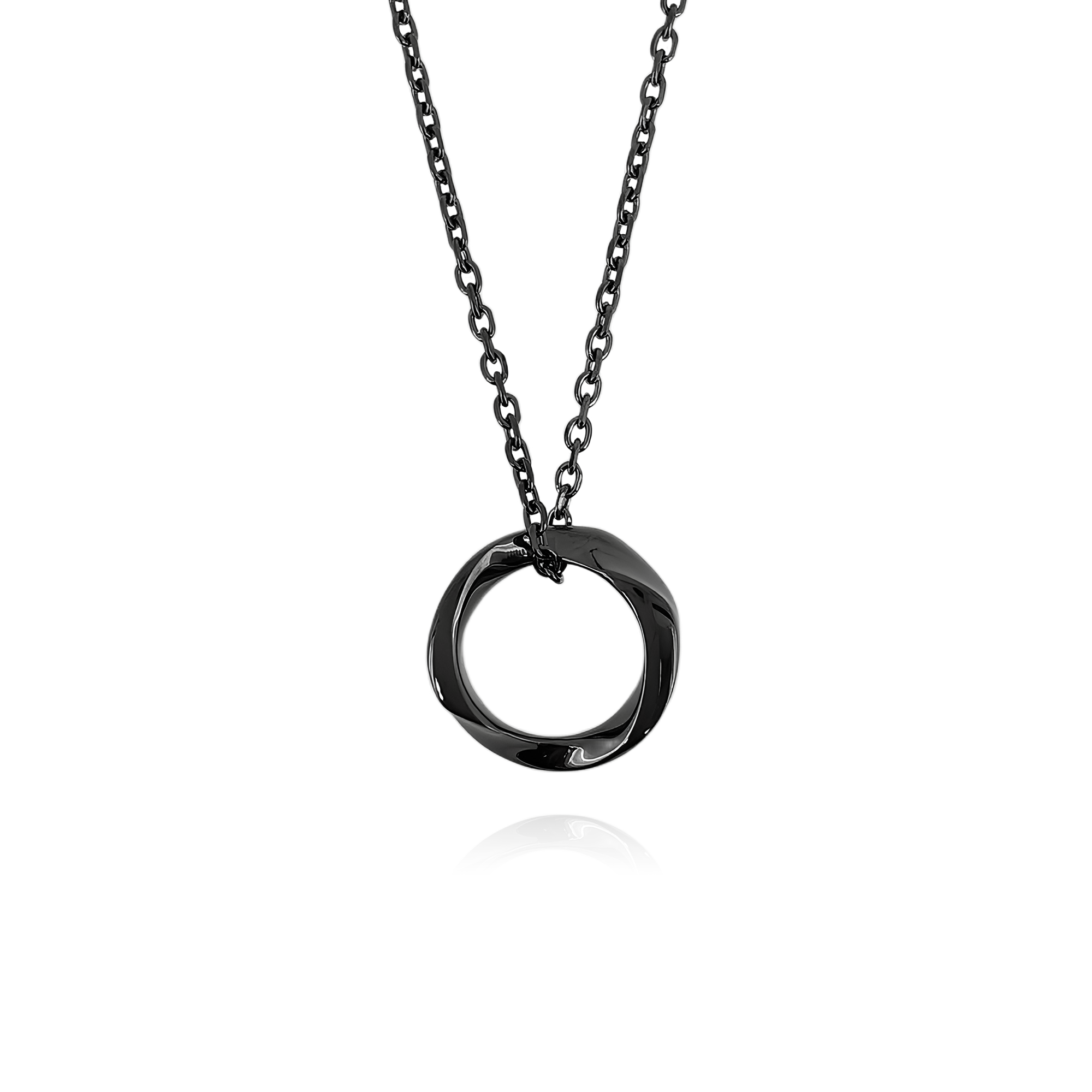 Twisted Ring Necklace