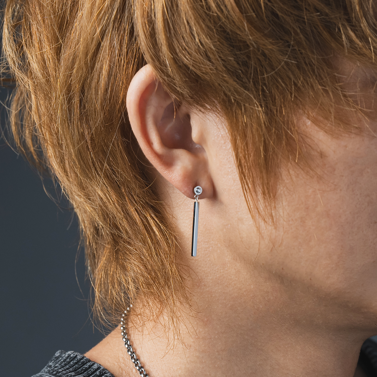 Long bar earrings (for one ear)