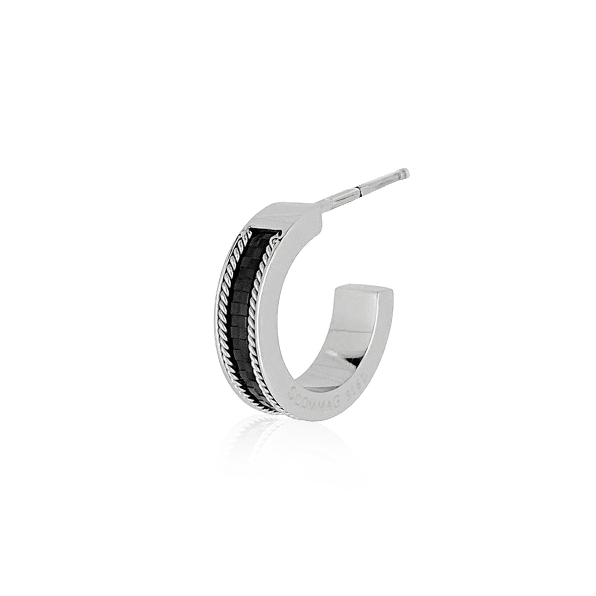 Chessboard Hoop Earrings