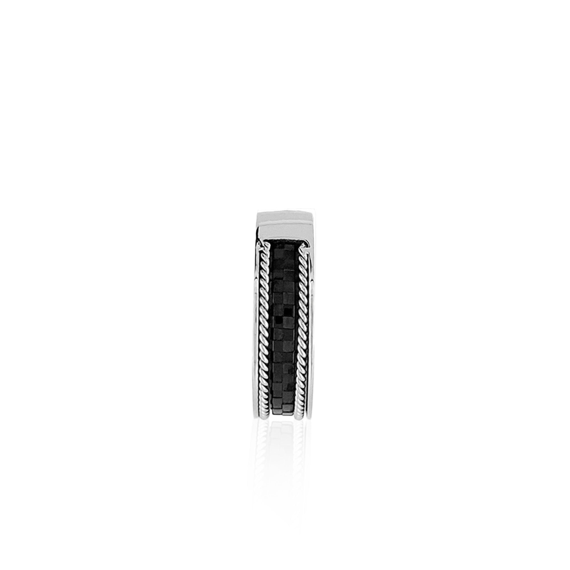 Chessboard Hoop Earrings