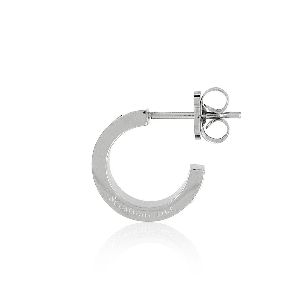 Chessboard Hoop Earrings