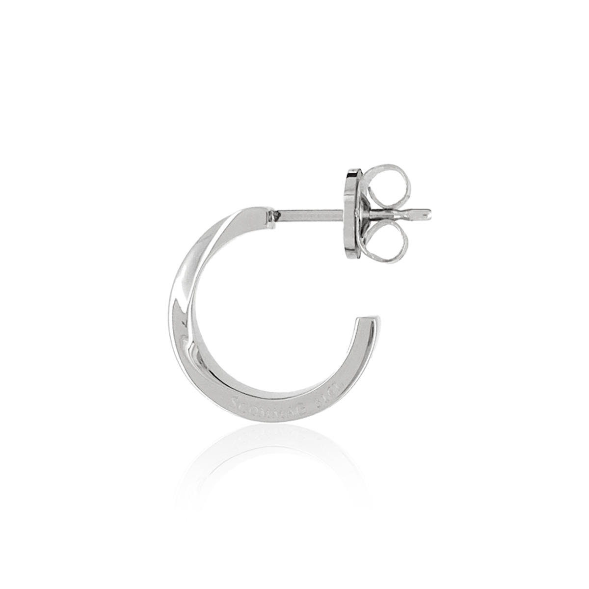 Twisted hoop earrings