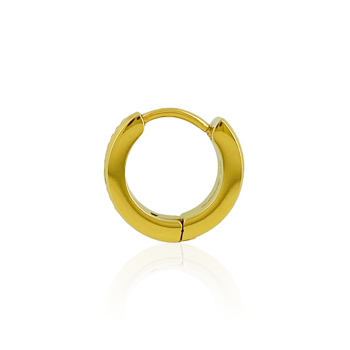 Number Hoop Earrings