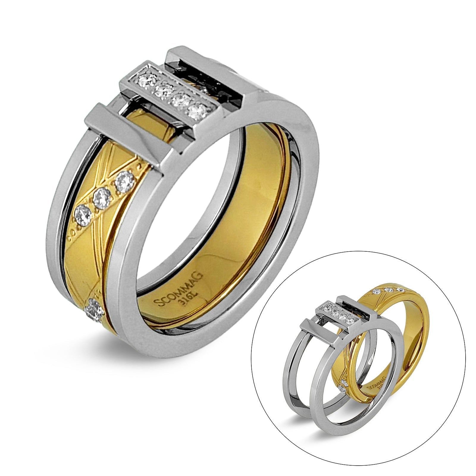 Inside-out ring