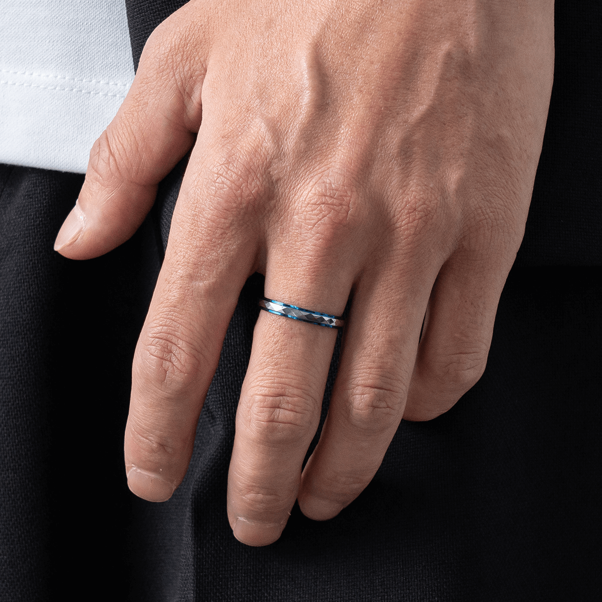 Blue Edge Ring