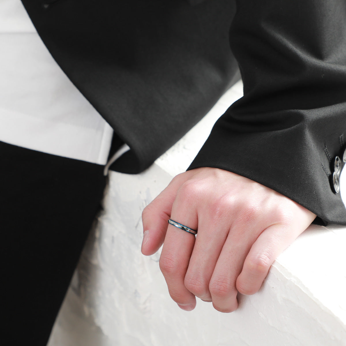 Blue Edge Ring