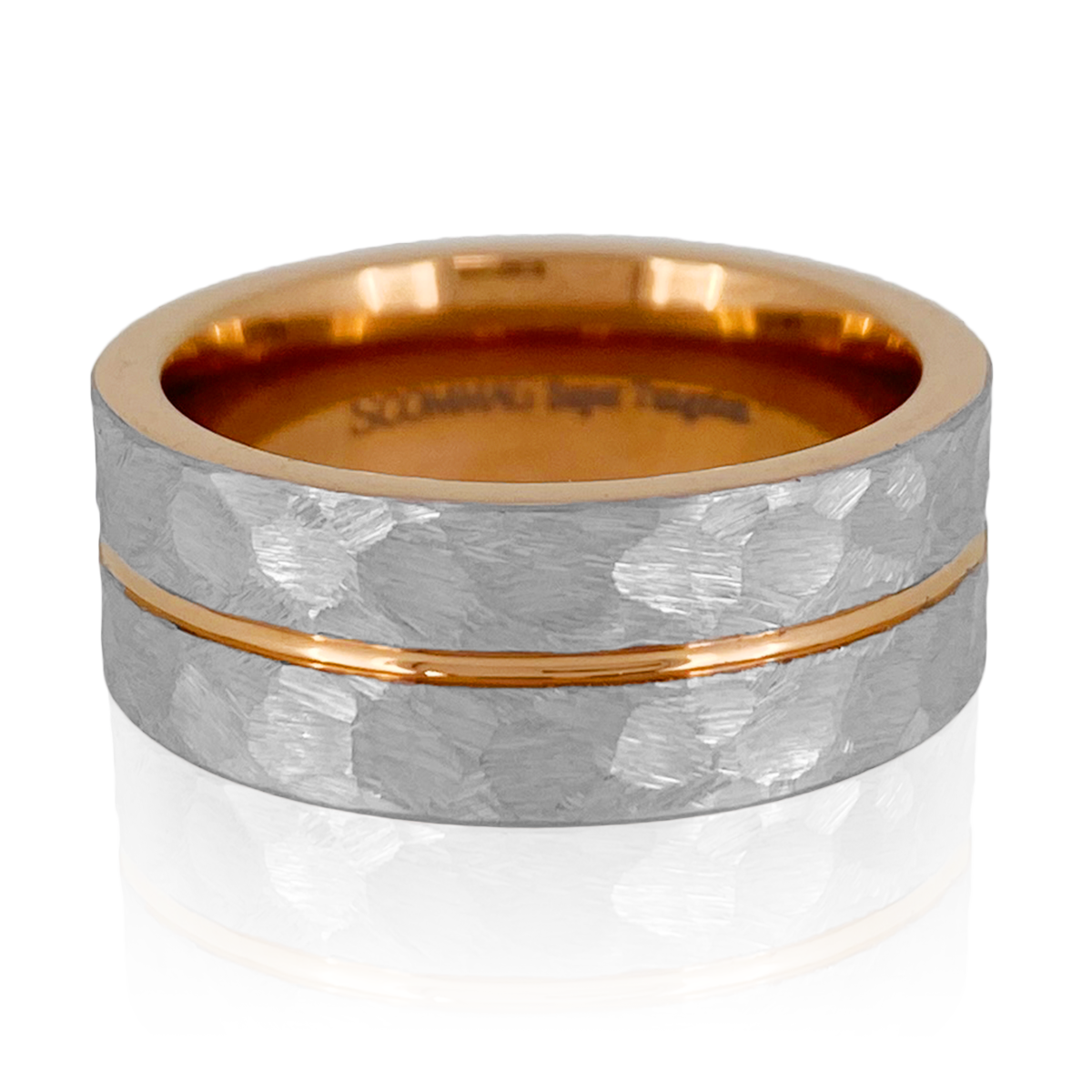 Hammered Wide Ring