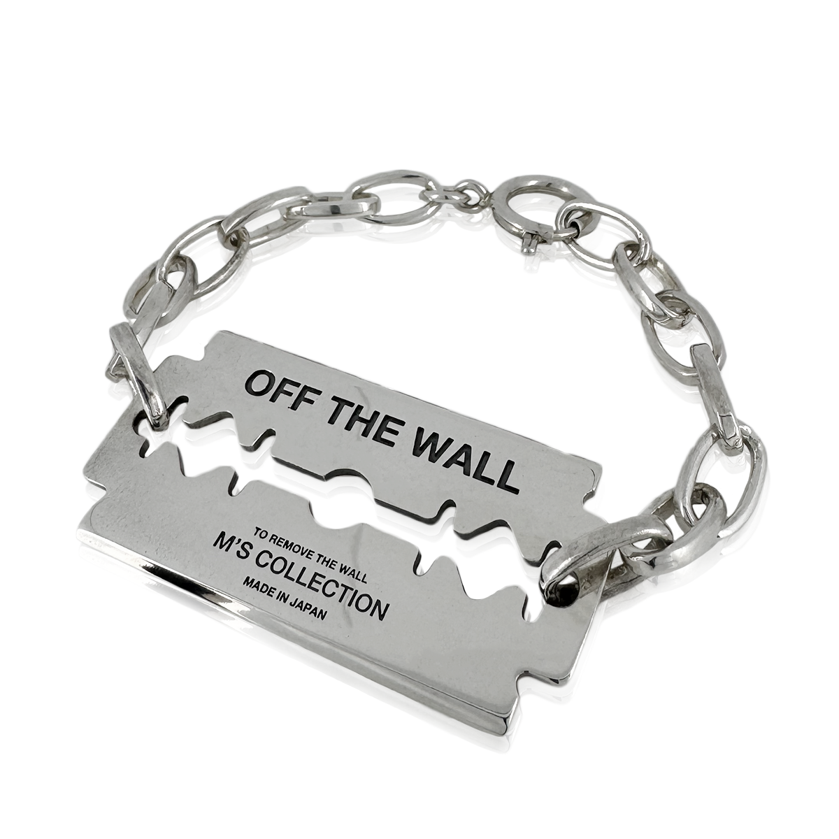 צמיד שרשרת תער OFF THE WALL
