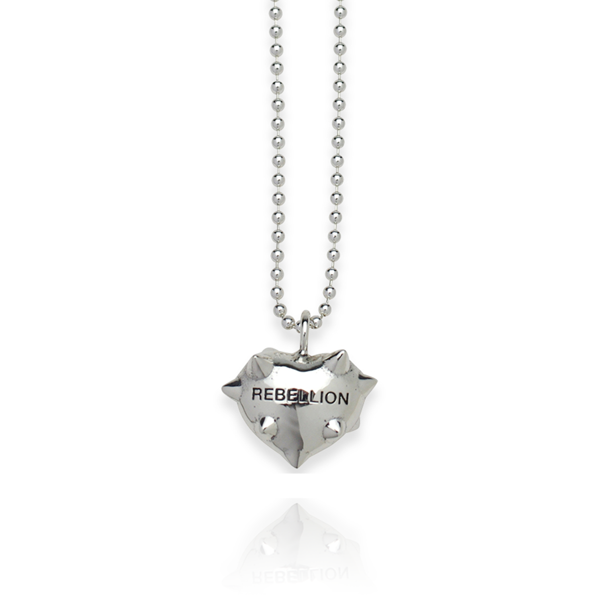 OFF THE WALL REBELLION HEART PENDANT