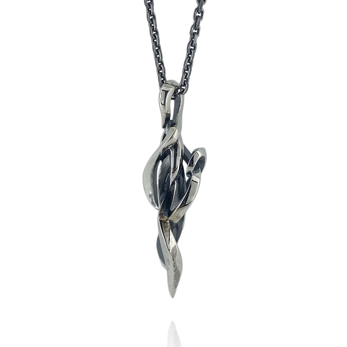 TENTACLES EDITION SHARP DOBLE RING PENDANT