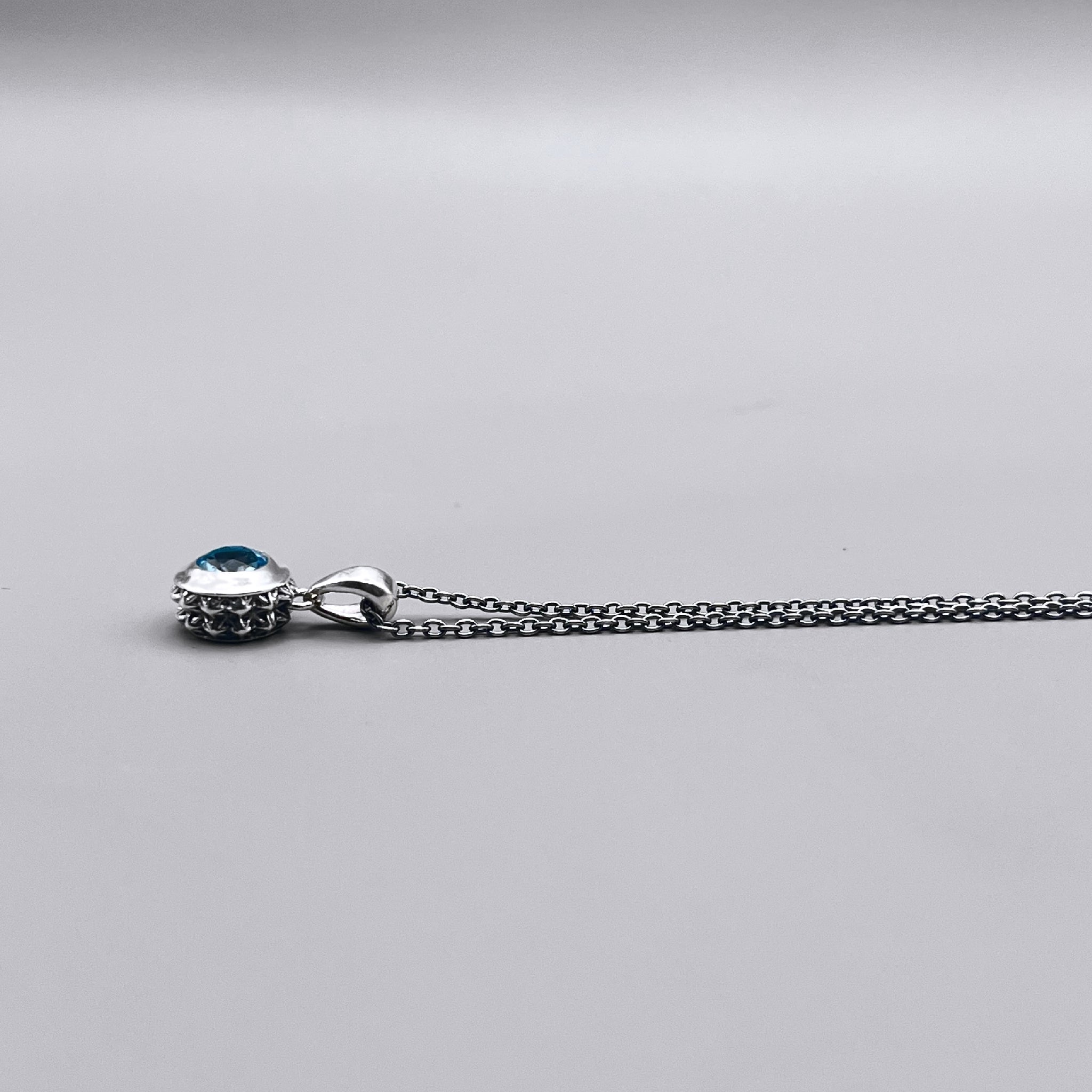 TRIPLE X STUDS SOLITAIRE BIRTHDAY 5mm STONE PENDANT