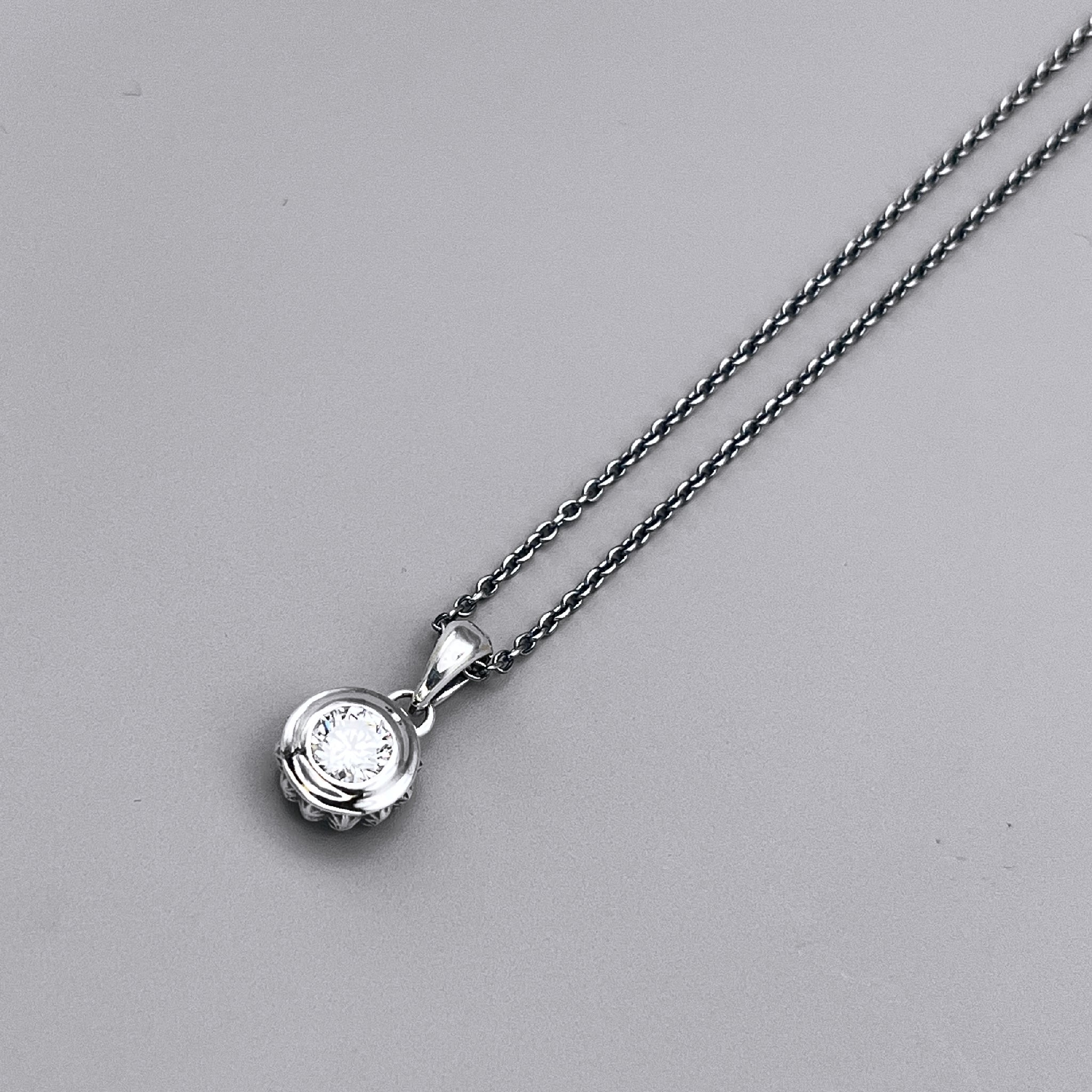 TRIPLE X STUDS SOLITAIRE BIRTHDAY 5mm STONE PENDANT