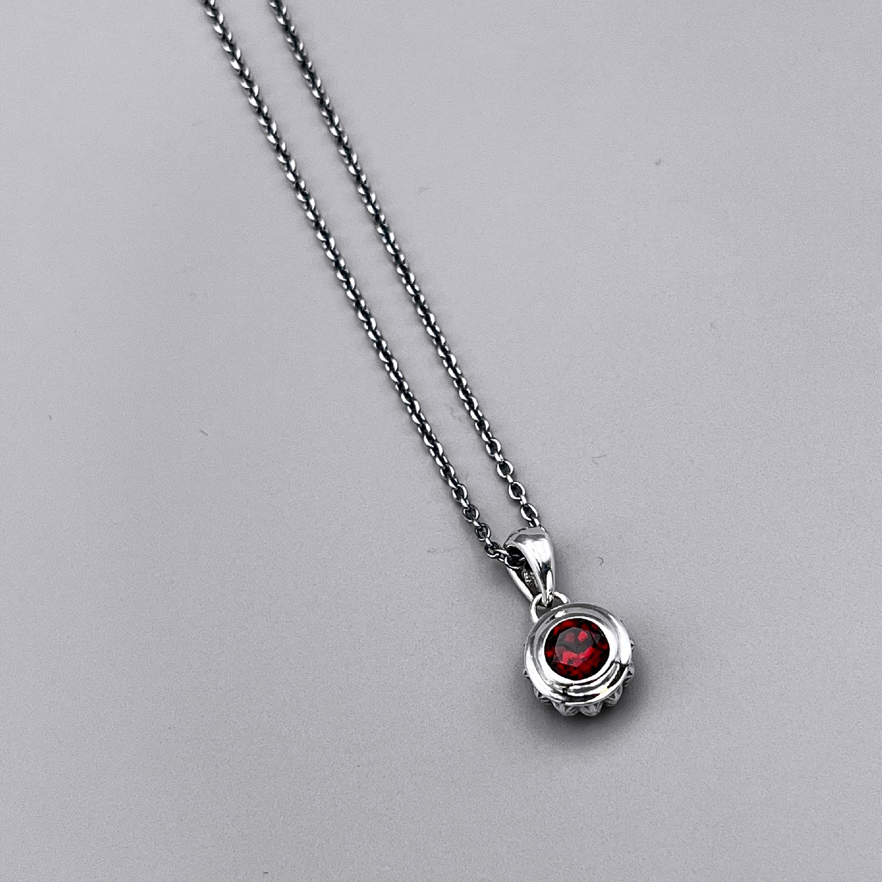 TRIPLE X STUDS SOLITAIRE BIRTHDAY 5mm STONE PENDANT