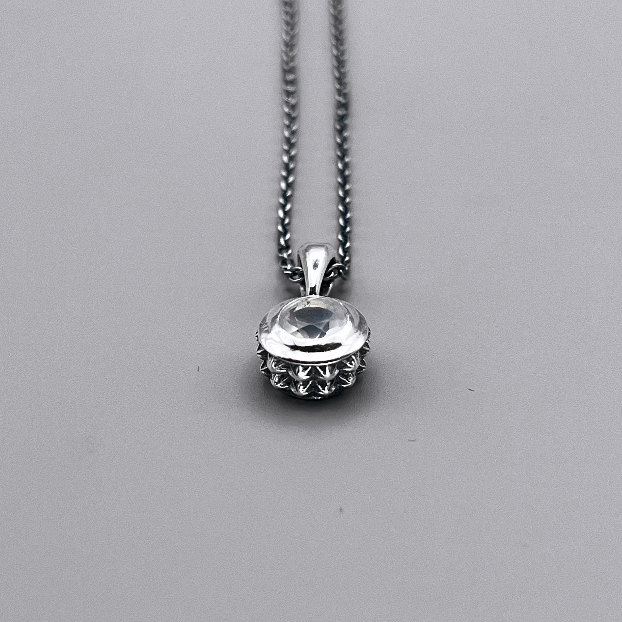 TRIPLE X STUDS SOLITAIRE BIRTHDAY 5mm STONE PENDANT