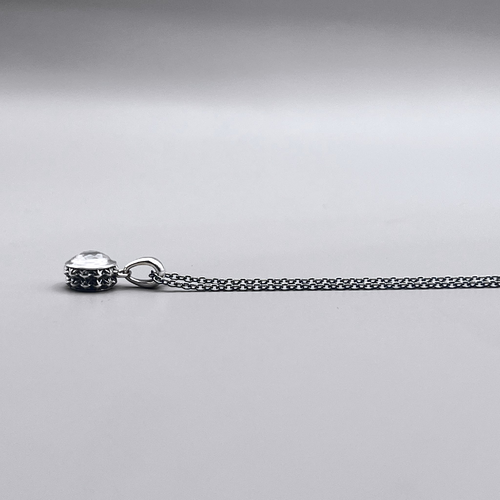TRIPLE X STUDS SOLITAIRE BIRTHDAY 5mm STONE PENDANT